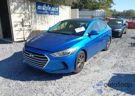 2018 Hyundai Elantra Sel из США, поврежденный, VIN 5NPD84LFXJH249640